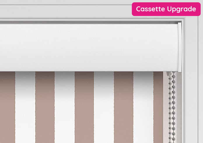 Dartmouth Stripe (Blackout), Biscuit - Roller Blind - Image 8